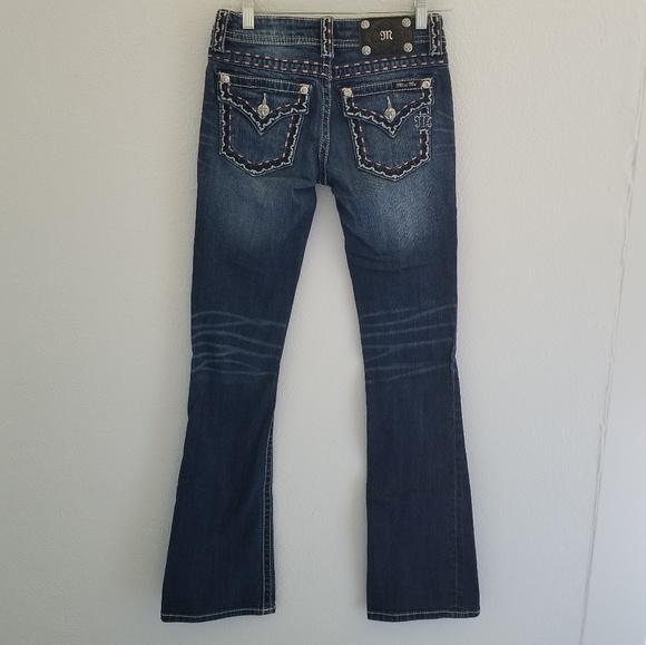 Miss Me Denim - Miss Me Embellished Embroidered Jeans Size 25